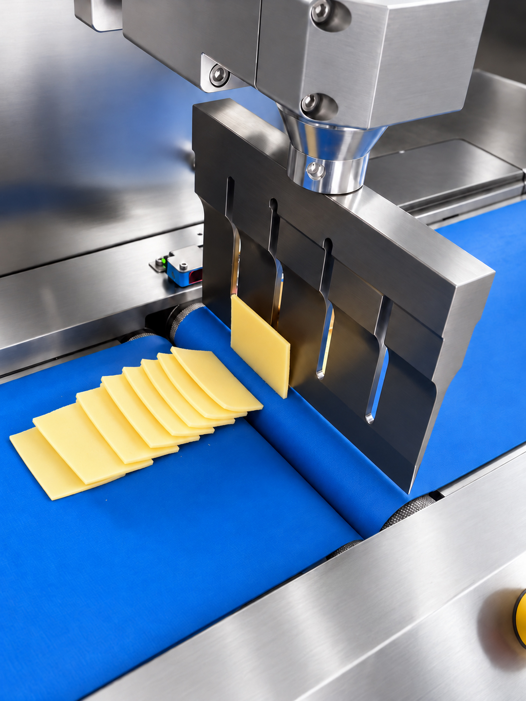T-250 ultrasonic slicer cutting cheese slices