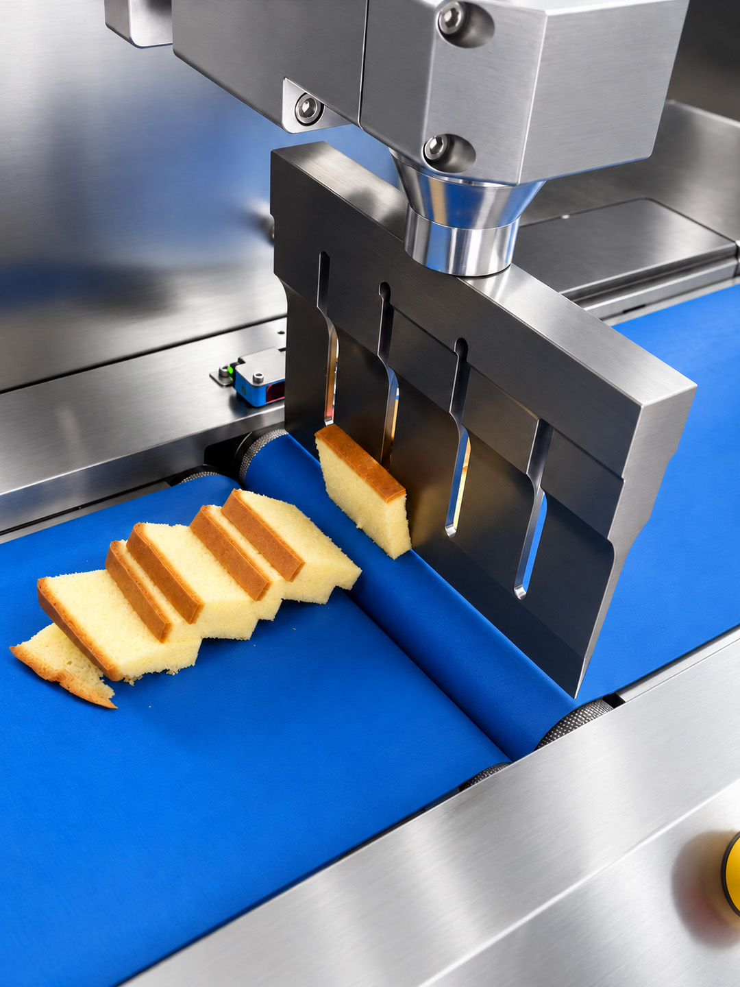 T-250 ultrasonic slicer cutting cake slices