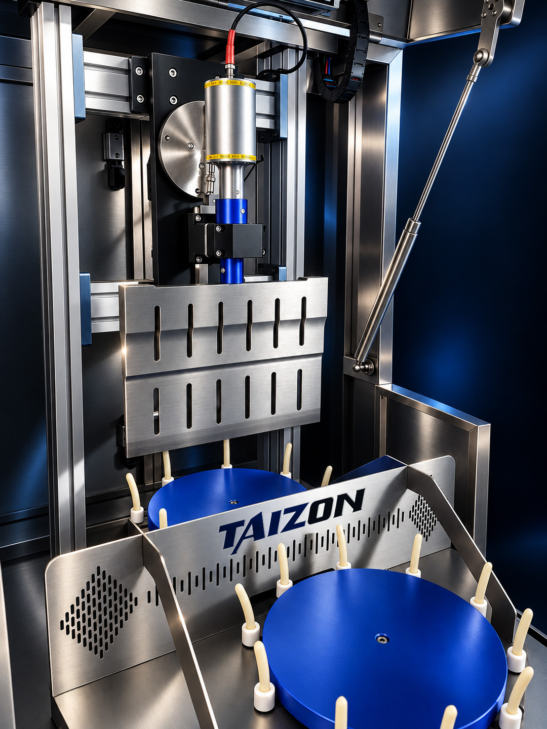 T-600 rotary ultrasonic cutting machine blade and rotary platforms
